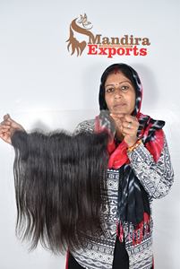 Extensiones de Cabello Humano Indio Virgen, Remy HD 13*6, Doble Trama, Cutícula Alineada, para Extensiones Lisas, al Mejor Precio al por Mayor - Product Image 5