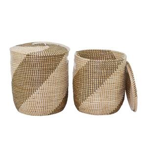 Hot Top Product Natural Jute Seagrass <b>Storage</b> Basket Handmade Laundry Bag with Decorative Basket for Home Use - Product Image 5