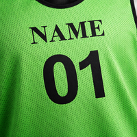 Chalecos de Entrenamiento de Fútbol Personalizados, Chalecos de Práctica de Malla, Secado Rápido, Transpirables, con Impresión de Nombre y Número, OEM, ODM, Venta al Por Mayor