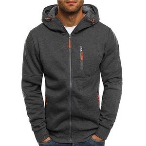 Sweat à capuche zippé en polaire pour homme, élégant et confortable, séchage rapide et écologique, vêtement d'extérieur d'hiver - Product Image 4