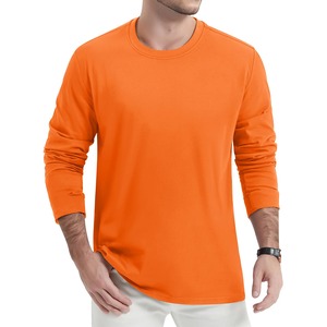 เสื้อยืดแขนยาวสำหรับผู้ชายเสื้อคอกลมระบายอากาศแขนยาวทรงสลิมฟิตเสื้อแฟชั่น - Product Image 3