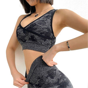 Haut pour femmes vêtements de sport entraînement Yoga Sublimation soutien-gorge sur mesure 2025 vêtements de Fitness soutien-gorge de sport léger respirant avant - Product Image 2