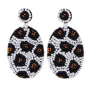 Pendientes Elegantes Hechos a Mano con Cuentas de Vidrio para Mujer, Estilo Clásico, Joyería para Bodas y Fiestas a Precio Económico - Product Image 3