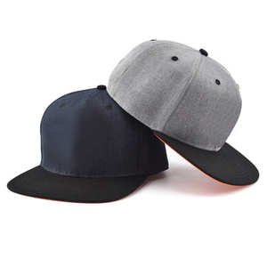 Gorra Unisex de 6 Paneles con Cierre a Presión, Color Sólido, Visera en Contraste, Algodón, Poliéster, Lona, Estilo Urbano, Casual, para Adultos - Product Image 4