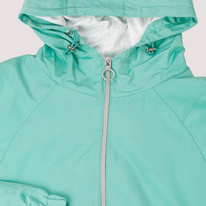 Service OEM Veste à capuche résistante à l'eau avec fermeture éclair Vestes coupe-vent pour femmes très vendues - Product Image 6