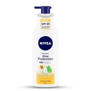 Nivea Aloe Protection SPF 15, Kem dưỡng thể mùa hè cho nam và nữ cho mọi làn da với giá rất tốt