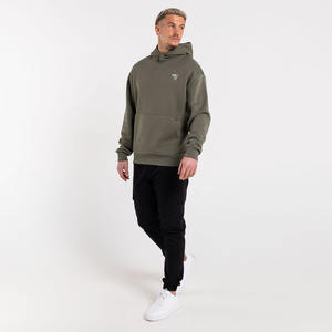 Sudaderas con capucha de gran tamaño de alta calidad para hombre, sudaderas con capucha clásicas de peso pesado con logotipo personalizado para ropa de hombre esencial de invierno - Product Image 1