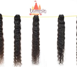 Máquina india de doble trama de onda profunda, máquina alineada con cutícula virgen, procesamiento de doble trama, sin tejer cabello humano - Product Image 4