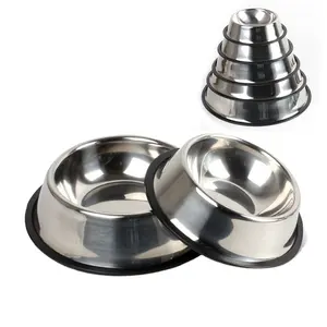 Stainless Steel Dog Food Bowl Feeder Bowls Pet Bowl for Feeding Dogs Cats and Pets for sale