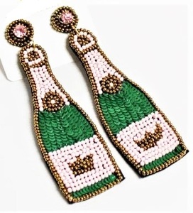 Pendientes de muñeca de dibujos animados de Navidad, colgante de copo de nieve y campana de Santa Claus, aretes de aceite de goteo de aleación - Product Image 6