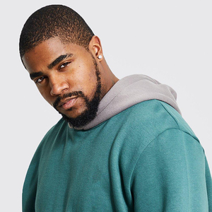 Sudadera con Capucha para Hombre, 100% Algodón, Tejido de Felpa, Ecológica, Invierno, Manga Larga, Talla Grande, Térmica - Product Image 5