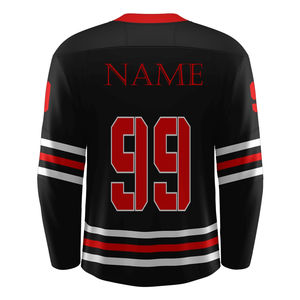 Diseñador de moda para hombre camisa de hockey uniforme OEM imprimir logotipo ropa deportiva de los hombres hielo majestuoso jersey de hockey - Product Image 2