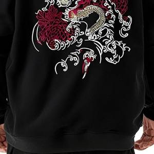 Sweat-shirts brodés pour hommes, vente chaude, vêtements décontractés, nouveau design, tailles adultes, respirant, prix de gros, sweat-shirts brodés sur mesure - Product Image 4