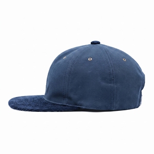 Casquette de baseball 6 panneaux personnalisée avec logo, visière en velours côtelé, lettres brodées, unisexe, ajustée, pour adulte, décontractée, vintage, respirante - Product Image 2