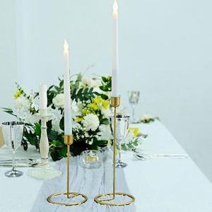 Magnifique design en métal, porte-bougie en 2 parties pour mariage, fête, hôtel et décoration de la maison, style moderne, pot à bougie - Product Image 6