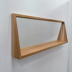 High Quality Modern Oak Rectangular Entryway <b>Mirror</b> with Shelf <b>for</b> <b>Wall</b> Usage at Home <b>for</b> Lobby - Product Image 5