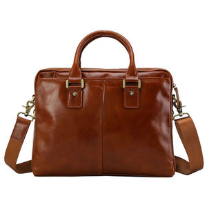 Gran oferta, bolso hecho de cuero, portátil y bolsa de archivo, MOQ bajo, bolsas de cuero para regazo para negocios, alta calidad - Product Image 6