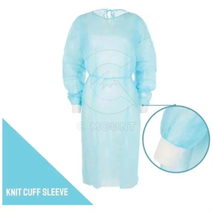 Batas de teatro de operaciones de alta calidad OEM ODM Bata de teatro de operaciones transpirable de algodón orgánico 100% - Product Image 4