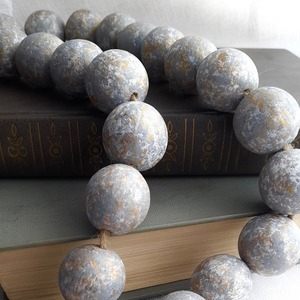 Vente chaude Élégant Résine Perle Guirlande De Luxe En Bois pour La Décoration Intérieure Élégante Guirlande En Bois pour Salon Décor - Product Image 3