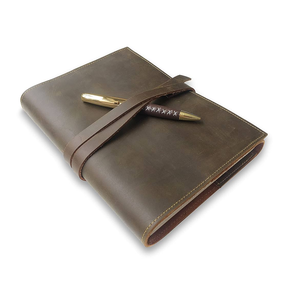 Cuaderno de cuero hecho a mano, diario personalizado, suministros de oficina, diario, escritura, artesanías, gran oferta de alta calidad - Product Image 6