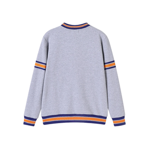 Sweat-shirt en laine à col rond pour femme SGRho Winter |   Logo brodé sur le devant, polaire respirant en mélange coton et polyester - Product Image 2