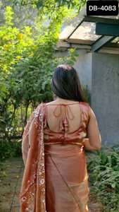 Dernières femmes portent vente chaude mariage Festival porter mariée Banarasi doux soie Saree fête porter créateur de mode soie Saree - Product Image 3