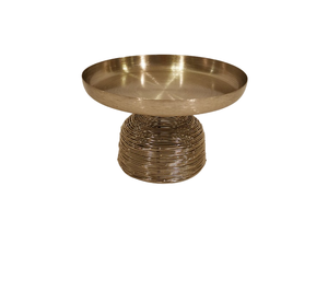 Luxury Look Wire Design Metal <b>Serving</b> <b>Bowl</b> With Tray Latest Design <b>Serving</b> <b>Bowls</b> Platters for Table Top Serve I Wedding Perpous - Product Image 3