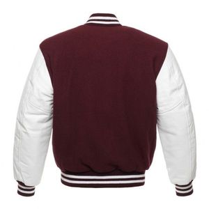 Nouveau design Letterman Baseball Varsity veste d'hiver vêtements d'extérieur en gros blanc College Varsity vestes - Product Image 3