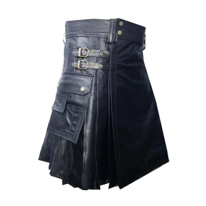 Kilt de Cuero Hecho en Pakistán para Hombre, Colores y Tallas Personalizables, Alta Calidad, Servicio OEM/ODM, Proveedor Mayorista, Último Modelo Hecho a Mano - Product Image 2