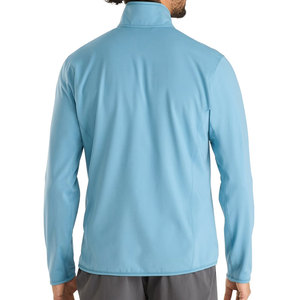 Veste softshell d'hiver pour homme, couleur personnalisée, coupe-vent, respirante, col montant en toile, séchage rapide, vêtements d'extérieur pour adultes - Product Image 3