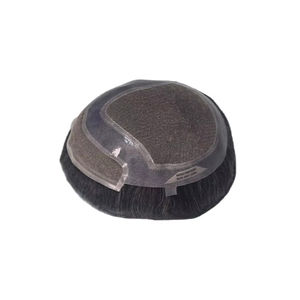 Toupee para Hombre Taz Hair, Peluca de Cabello Humano 100%, Densidad Cruda 60%-150%, Cabello Indio Remy, Resistente al Agua, Ondulado - Product Image 5