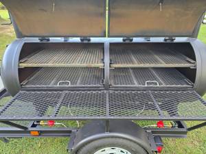 Parrilla Ahumadora de Acero Resistente para Remolque con Tanque de Gas, Barbacoa Móvil para Exteriores - Product Image 5