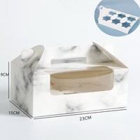 Mini boîtes de friandises à Dessert transparentes en PVC, boîtes de faveur de fête Kraft pour garder les jouets de bonbons, fête d'anniversaire de mariage
