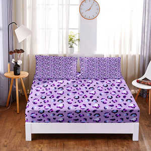 Ensemble de literie de haute qualité drap housse draps de lit avec taie d'oreiller literie pleine taille avec bande élastique drap de lit ajusté - Product Image 4
