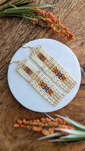 Bestone vente en gros fait à la main Boho rose perle boucles d'oreilles de haute qualité Miyuki perle boucles d'oreilles pour les femmes - Product Image 3