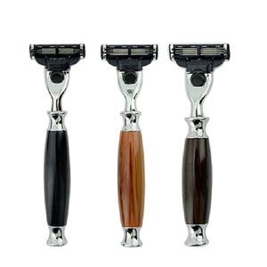 มีดโกนไม้ไผ่สามใบมีดสำหรับผู้หญิงมีดโกน3ใบมีดสำหรับบิกินี่ใบหน้า - Product Image 5