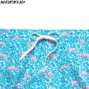 กางเกงขาสั้นผ้าฝ้าย2025สำหรับผู้ชายกางเกงลำลองสำหรับ100% ว่ายน้ำพิมพ์ลายดิจิทัลออกแบบโลโก้ได้ตามต้องการ - Product Image 2