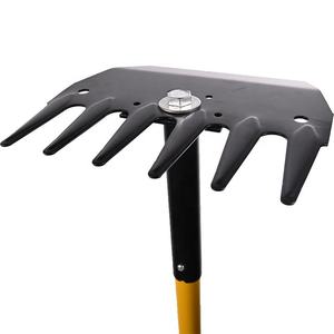 Herramienta contra incendios McLeod, rastrillo de acero al carbono de doble cabezal para incendios forestales con mango de fibra de vidrio para la creación de zonas libres de <span class=keywords><strong>fuego</strong></span> - Product Image 6