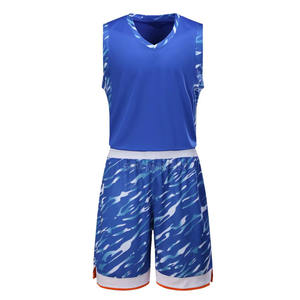 Ensemble de maillot et short de basket-ball léger pour hommes, uniforme d'entraînement et de match, maillot sans manches pour hommes, short de sport - Product Image 1