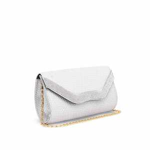 <b>Silver</b> Fancy Clutch P15347 Elegant <b>Chain</b> & Link <b>Bracelets</b> - Product Image 2