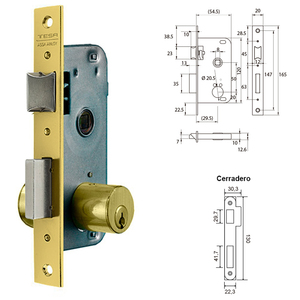 Serratura Tesa 2000-hl/30 - Product Image 2