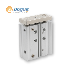 Cilindro Neumático de Doble Acción PGB Serie 40 con Rodamientos Dobles Magnéticos de Acero y Aluminio, Nuevo, Incluye Núcleo de Cilindro - Product Image 2