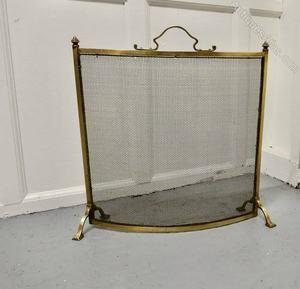 Pantalla de Chimenea de Hierro de Lujo con Acabado de Recubrimiento en Polvo, Tamaño y Color Personalizables, Forma Irregular, Decoración para el Hogar con Leña - Product Image 4