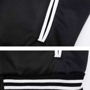 OEM Design Wool/Viscose High Street Stand Collar Embroidery Front Logo <b>Varsity</b> <b>Jacket</b> for Men Custom College Baseball Bomber - Product Image 3