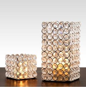 Petit diamant perlé T lumière bougeoir votif conception Unique vente chaude éclairage de noël décoration à la main bougeoir - Product Image 3