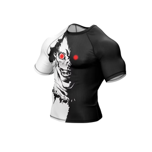 Custom Sublimation Printed Quick Dry Men Rash Guard in Custom Logo MMA Training Rash Guard Grappling Jiu Jitsu BJJ Rashguard - Product Image 5