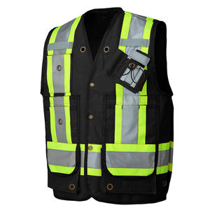 Chaleco de Seguridad Reflectante de Alta Visibilidad para Hombre, Ropa de Trabajo de Seguridad Personalizada al por Mayor, Chaleco de Construcción con Bolsillos para Hombre - Product Image 5