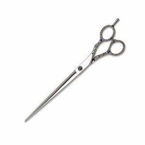 Aço inoxidável Pet Grooming <span class=keywords><strong>Scissors</strong></span> com lâminas finas afiadas punho simétrico cabeleireiro tesoura para cuidados de beleza