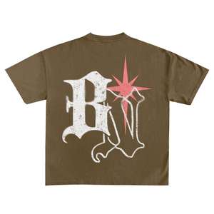 100% haute qualité à la mode élégant gris couleur soleil fané personnalisé propre Logo conception imprimé coton col rond t-shirts pour hommes - Product Image 5