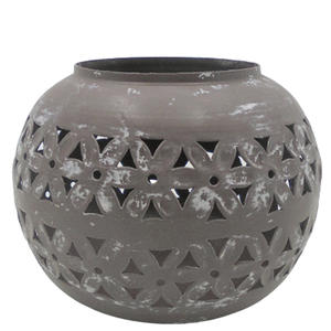 Juego más vendido de 3 portavelas votivas de Metal de cobre con tarro de vela antiguo verde para decoración para sala de estar hecha a mano - Product Image 2